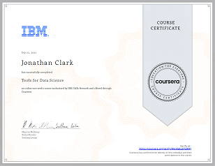 Tools for Data Science